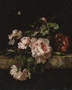 Willem van Aelst Group of flowers Sweden oil painting artist
